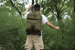 Load image into Gallery viewer, 18-Inch Rolling Backpack Cabin Luggage with Wheels