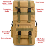 Load image into Gallery viewer, 130L Waterproof Tactical Hiking & Camping Backpack