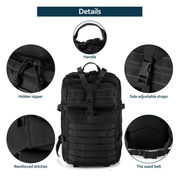 25L Waterproof Tactical Hiking & Outdoor Backpack