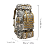 Load image into Gallery viewer, Large Capacity Waterproof Camouflage Hiking &amp; Travel Backpack