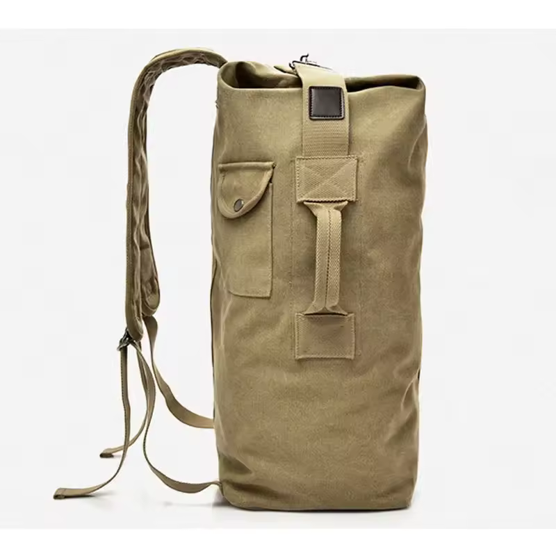 Large Capacity Canvas Tactical Travel & Climbing Backpack