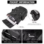 Load image into Gallery viewer, Waterproof PVC Leather Laptop Backpack with Anti-Theft Design