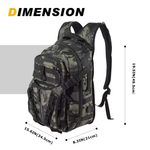 Load image into Gallery viewer, Waterproof Fishing Tactical Backpack with Rod Holders