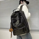 Load image into Gallery viewer, Vintage Faux Leather Laptop Backpack for Travel &amp; Everyday Use