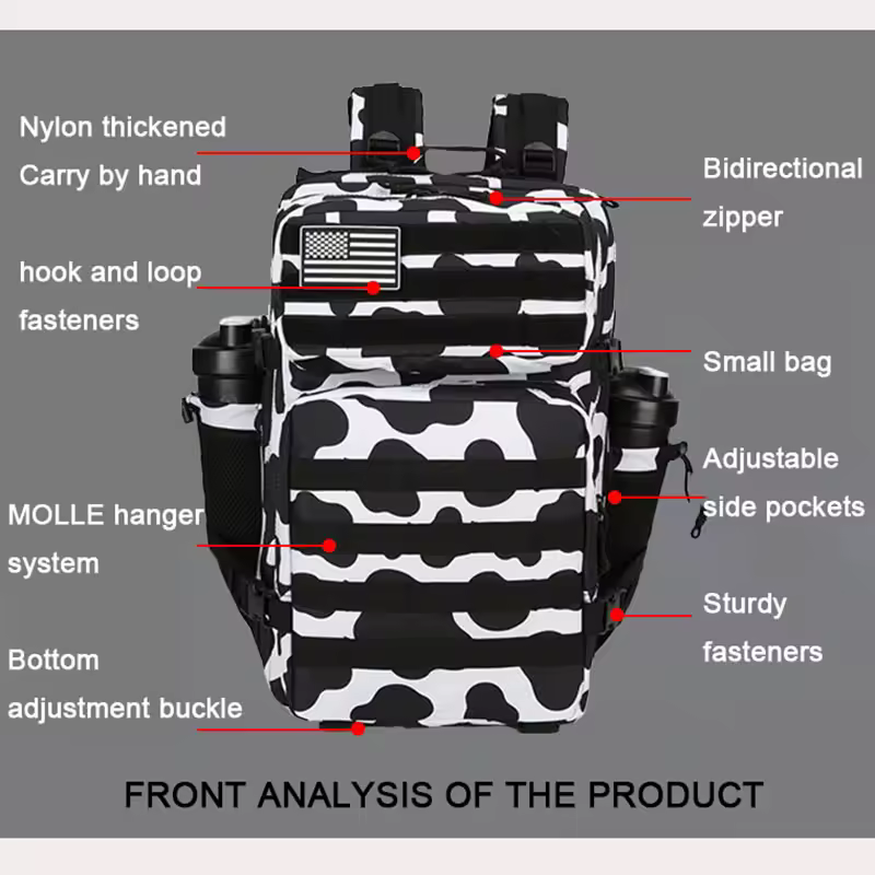 Waterproof Tactical Gym & Travel Backpack